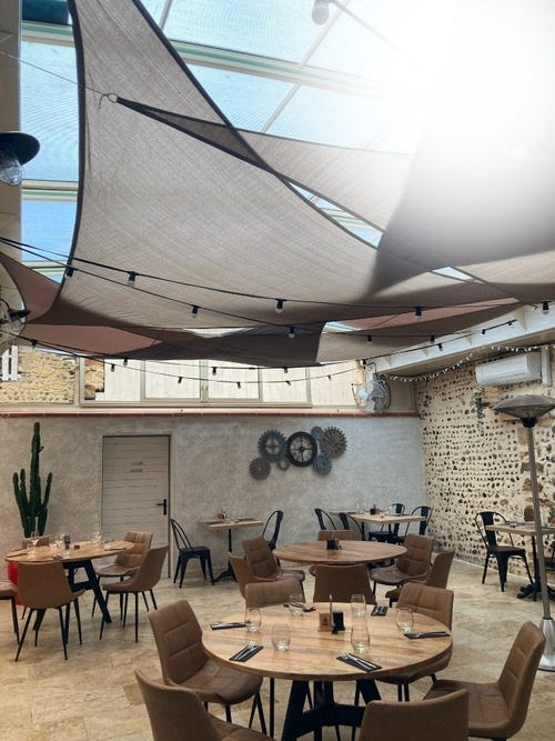 Terrasse de votre restaurant à Riscle