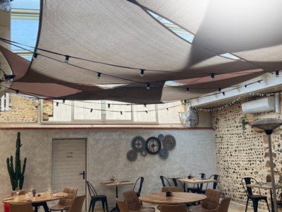 Terrasse de votre restaurant à Riscle